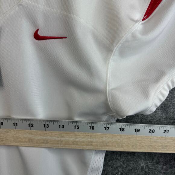 Nike Vapor Pro Football Training Jersey Men's Large White Red 845929-109 - Picture 6 of 8